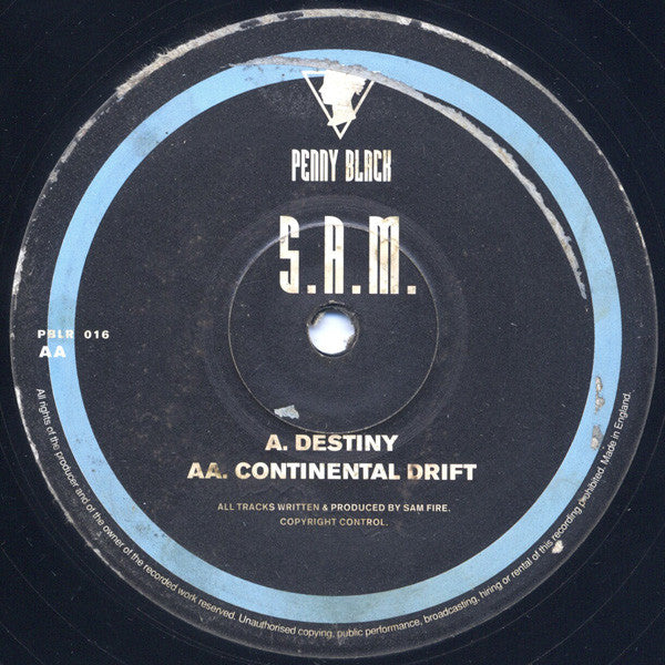 S.A.M.* - Destiny / Continental Drift (12")