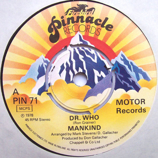 Mankind (3) - Dr. Who (7", Single)