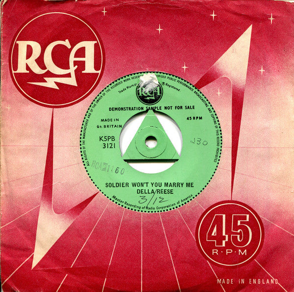 Della Reese - Solder Won't You Marry Me (7", S/Sided, Promo)