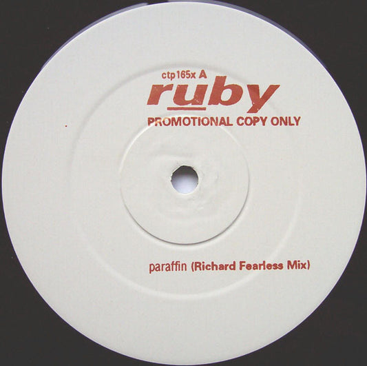 Ruby - Paraffin (12", Promo)