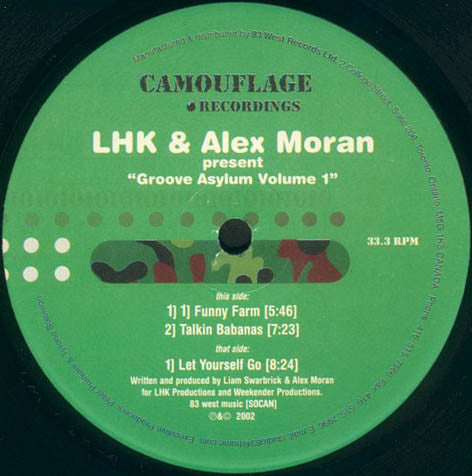 LHK & Alex Moran - Groove Asylum Volume One (12