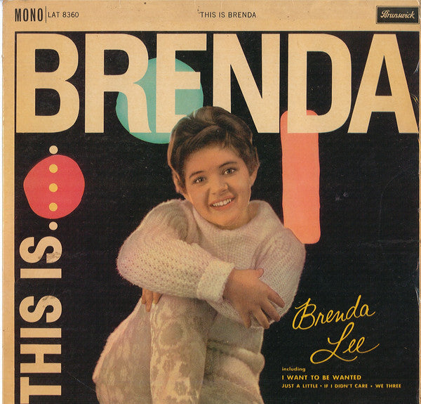 Brenda Lee - This Is Brenda (LP, Album, Mono)