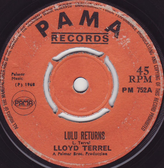 Lloyd Terrel* / Mrs. Miller (3) - Lulu Returns / I Feel The Music (7", Single)