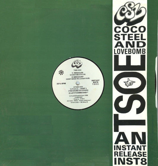 CSL* - T.S.O.E. (The Sound Of Europe) (12")