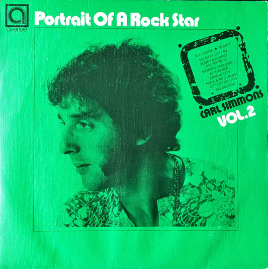 Carl Simmons (3) - Portrait Of A Rock Star Vol. 2 (LP, Blu)