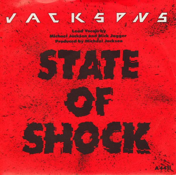 Jacksons* - State Of Shock (7", Single, Pap)