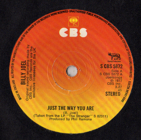 Billy Joel - Just The Way You Are (7")