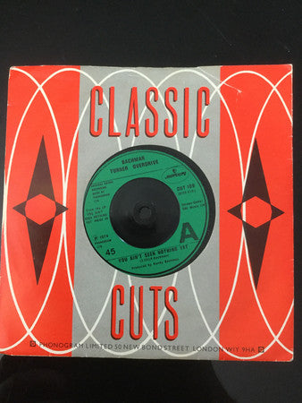 Bachman Turner Overdrive* - You Ain't See Nothing Yet / Roll On Down The Highway (7", Single, RE, Gre)