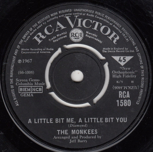 The Monkees - A Little Bit Me, A Little Bit You (7", Single)