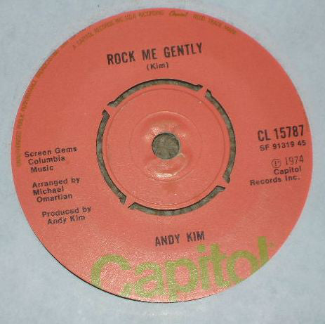 Andy Kim - Rock Me Gently (7")