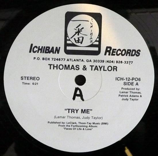 Thomas & Taylor - Try Me (12")