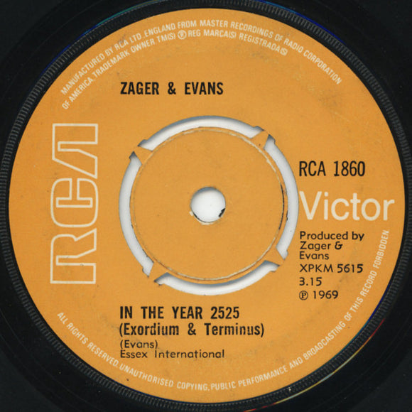 Zager & Evans - In The Year 2525 (Exordium & Terminus) (7