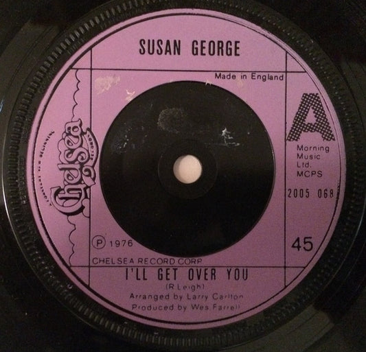 Susan George - I'll Get Over You (7", Single)