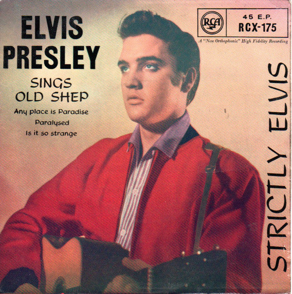 Elvis Presley - Strictly Elvis (7", EP, RE, 4 P)