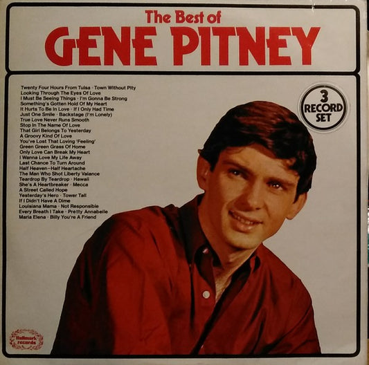 Gene Pitney - The Best Of Gene Pitney (3xLP, Comp)