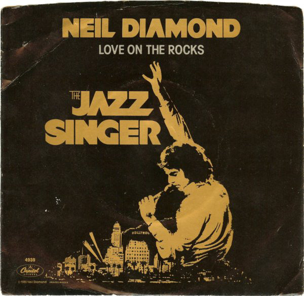 Neil Diamond - Love On The Rocks (7", Single)