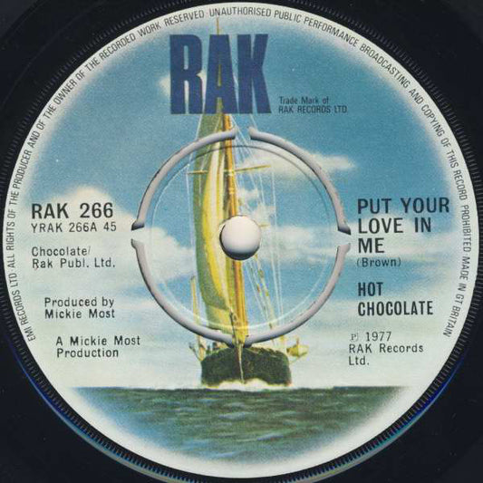 Hot Chocolate - Put Your Love In Me (7", Single)