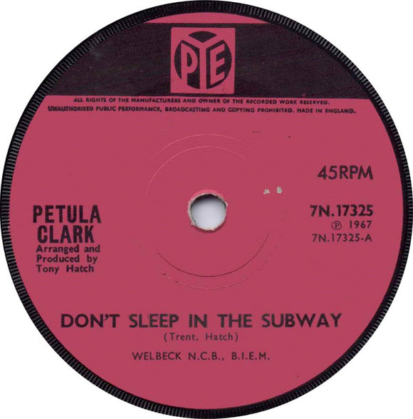 Petula Clark - Don't Sleep In The Subway (7