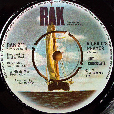 Hot Chocolate - A Child's Prayer (7", Single)