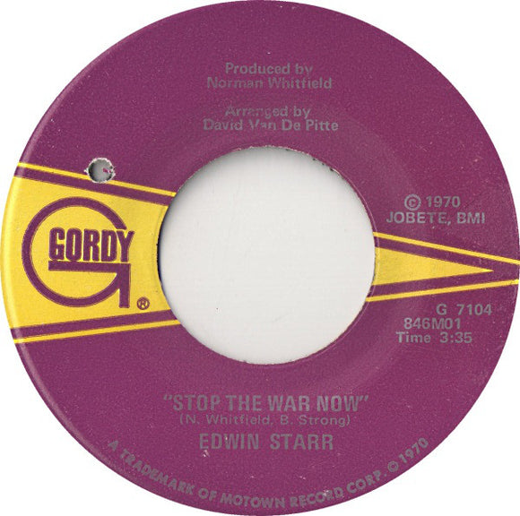 Edwin Starr - Stop The War Now  (7