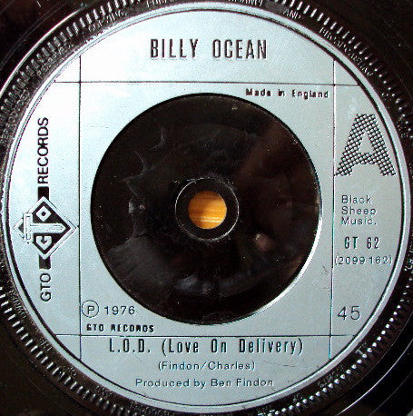 Billy Ocean - L.O.D. (Love On Delivery) (7", Single)