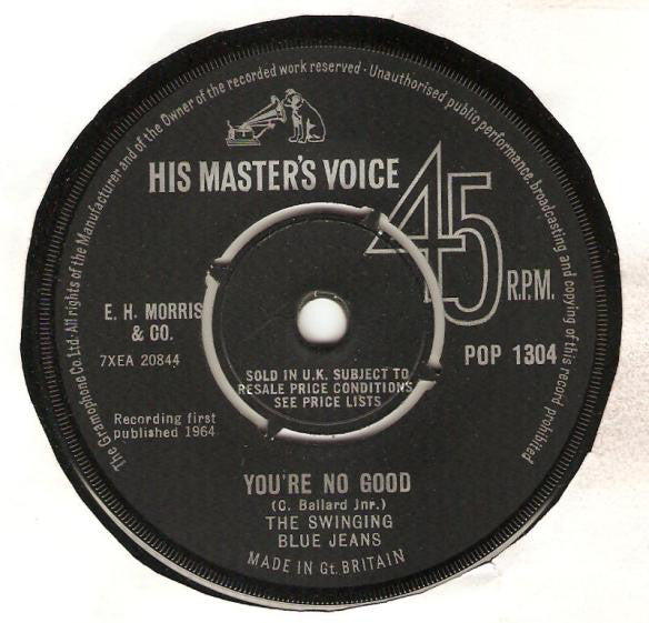 The Swinging Blue Jeans - You're No Good (7", Single)