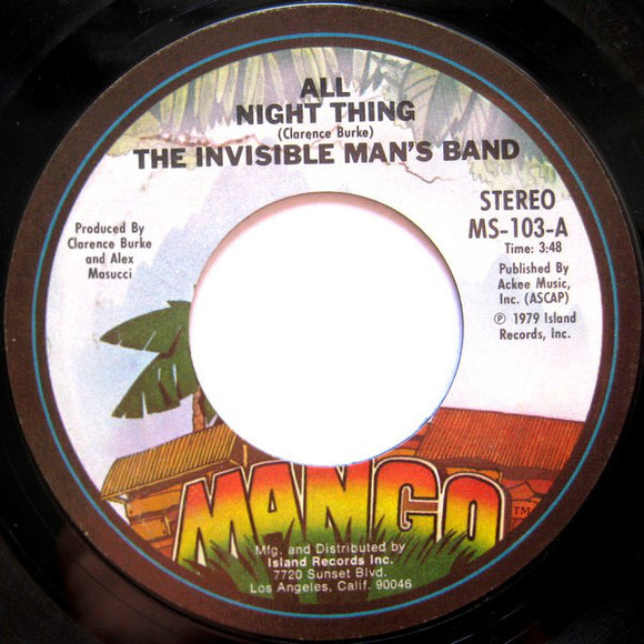The Invisible Man's Band* - All Night Thing (7