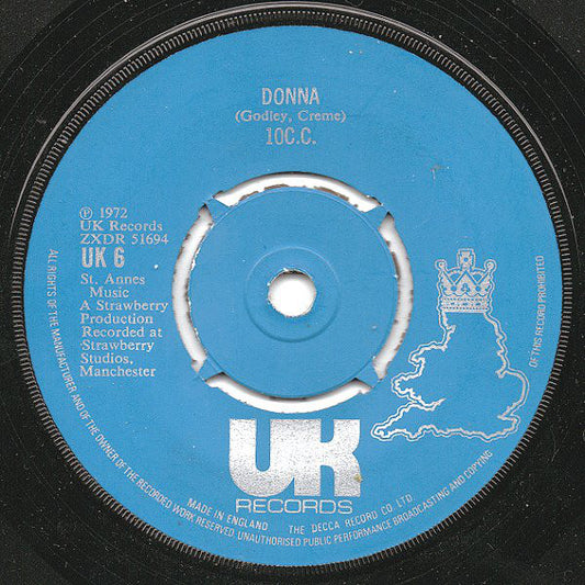 10C.C.* - Donna (7", Single)