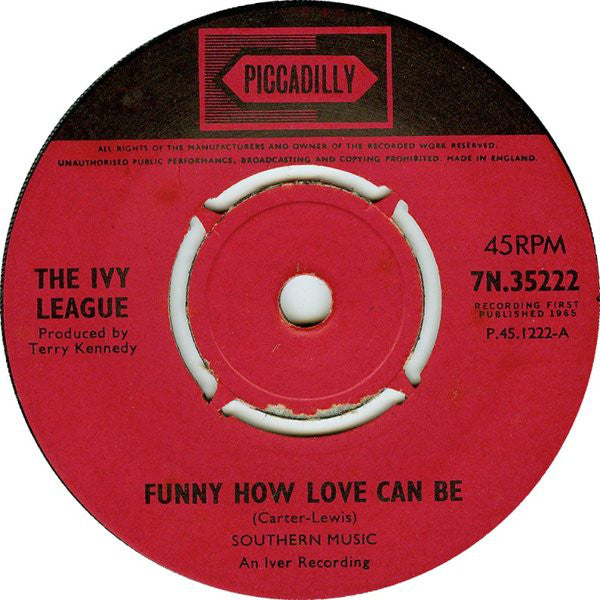 The Ivy League - Funny How Love Can Be (7", Single, Kno)