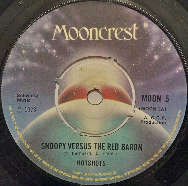 Hotshots* - Snoopy Versus The Red Baron (7", Single)