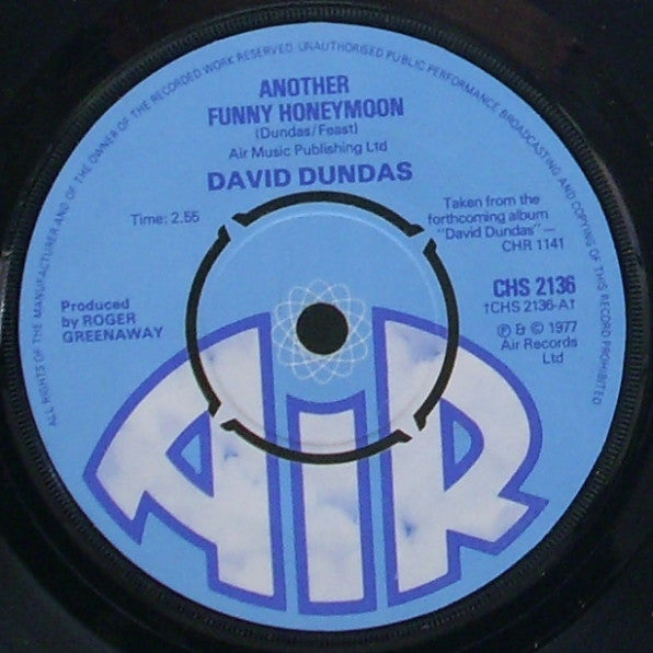 David Dundas - Another Funny Honeymoon / Smile On (7", Single)