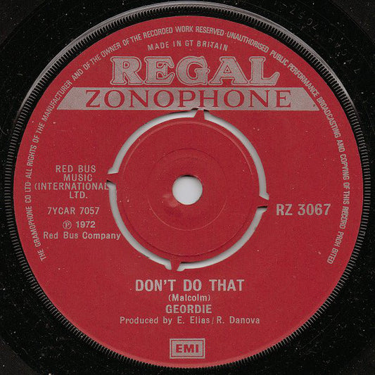 Geordie - Don't Do That (7", Single)