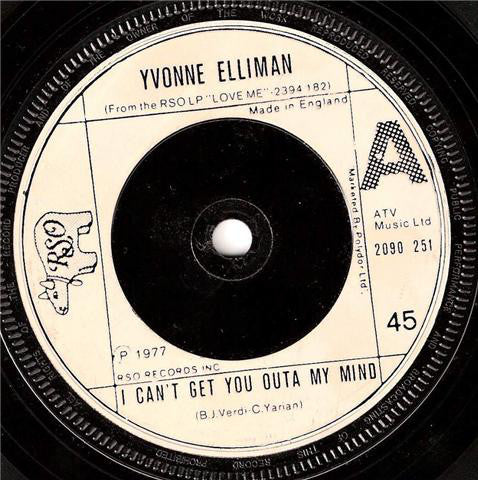 Yvonne Elliman - I Can't Get You Outa My Mind (7", Single)