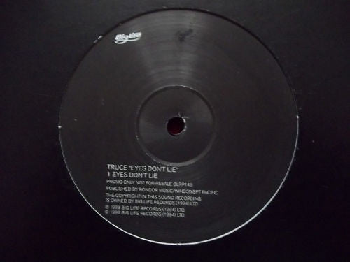 Truce - Eyes Don't Lie (12", Promo)