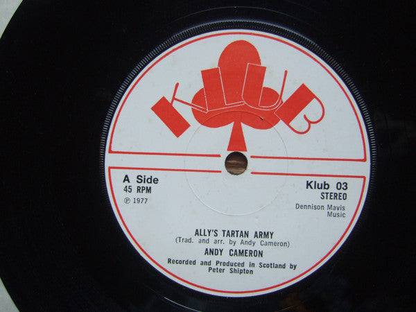 Andy Cameron - Ally's Tartan Army (7", Lab)