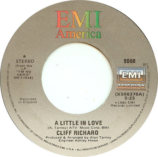 Cliff Richard - A Little In Love / Everyman (7", Single)