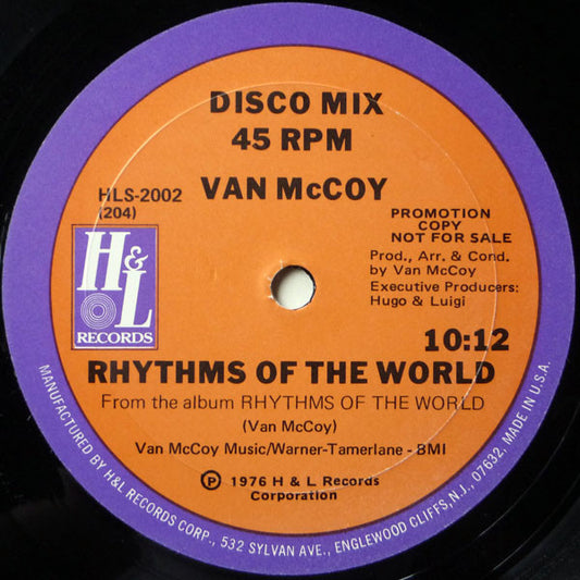 Van McCoy - Rhythms Of The World (12", Promo)