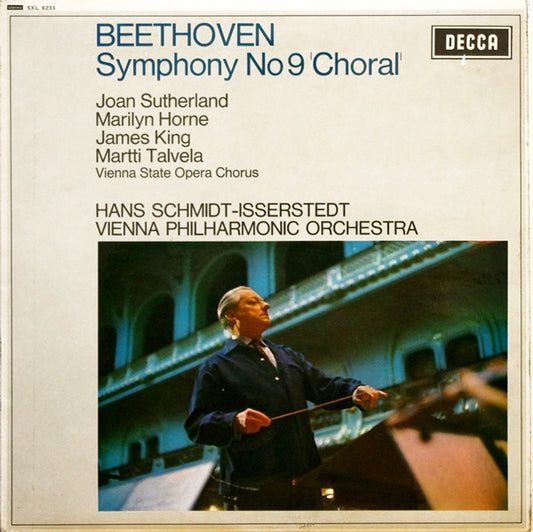 Beethoven*, Joan Sutherland, Marilyn Horne, James King (3), Martti Talvela, Vienna State Opera Chorus*, Hans Schmidt-Isserstedt, Vienna Philharmonic Orchestra* - Symphony No 9 'Choral' (LP, RP)