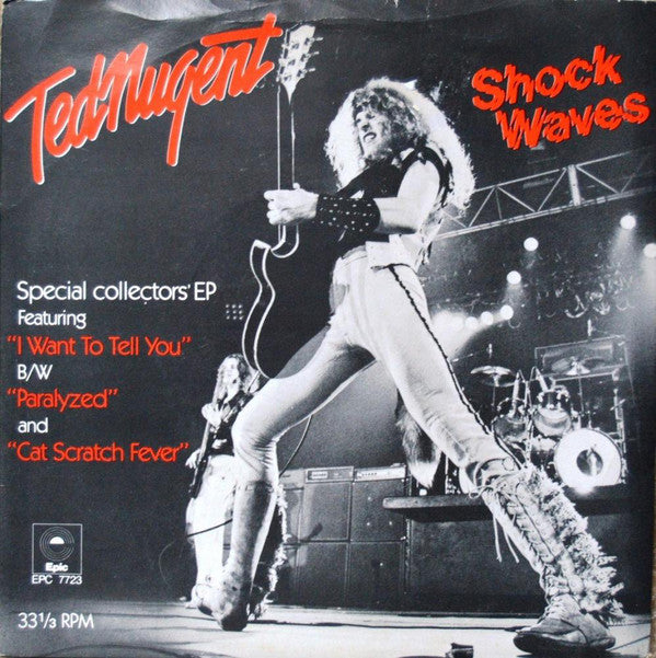 Ted Nugent - Shock Waves EP (7", EP, S/Edition)