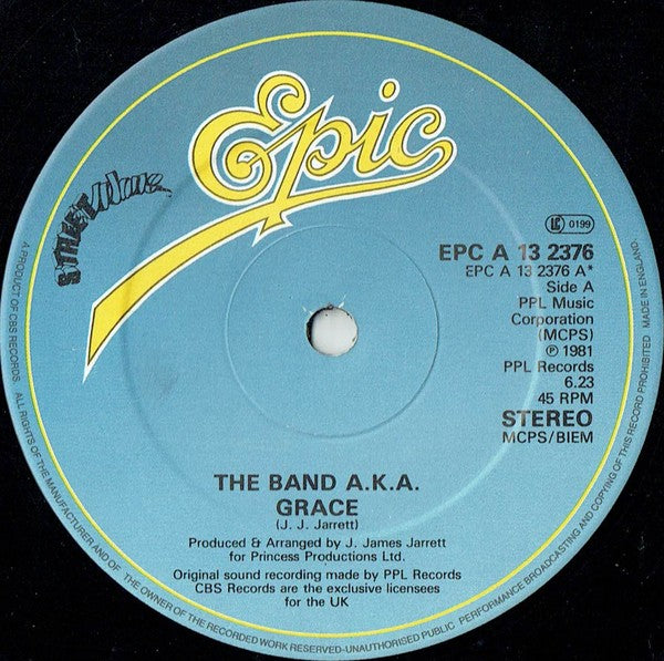 The Band A.K.A.* - Grace (12", Single)