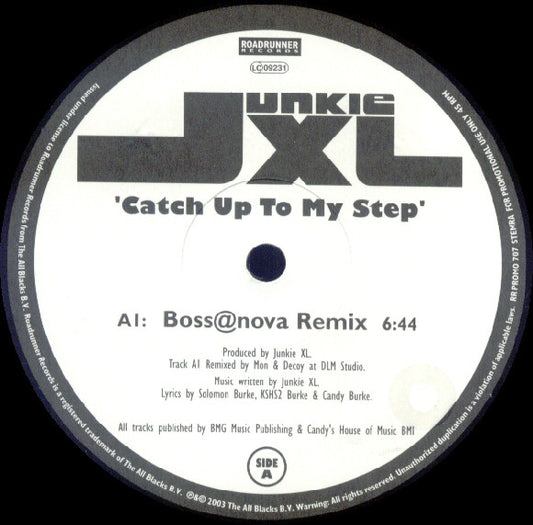 Junkie XL - Catch Up To My Step (12", Single, Promo)