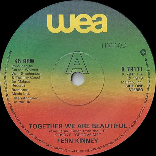 Fern Kinney - Together We Are Beautiful (7", Single, Sol)