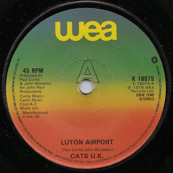 Cats U.K. - Luton Airport (7", Single)