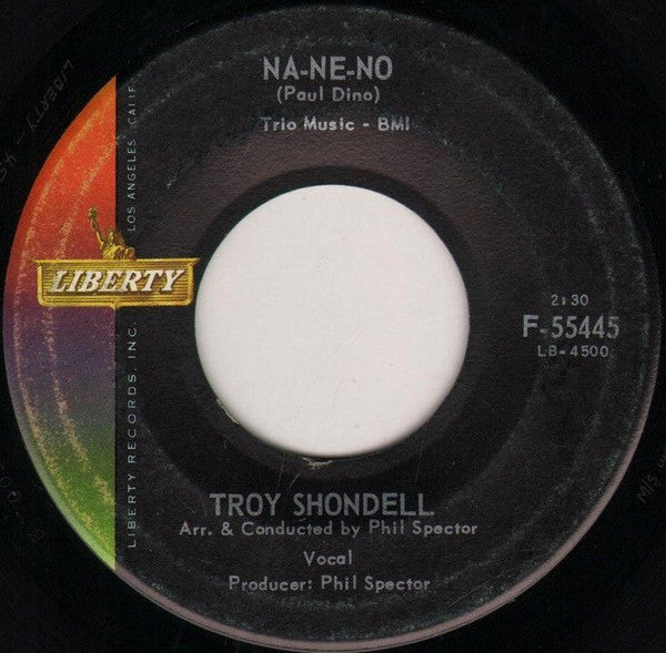 Troy Shondell - Na-Ne-No / Just Because (7", Single)