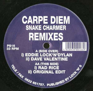 Carpe Diem - Snake Charmer (Remixes) (12")