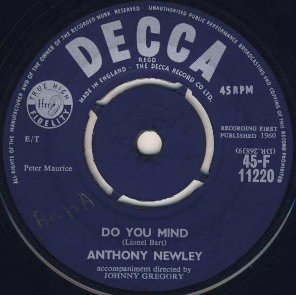 Anthony Newley - Do You Mind (7", Single)