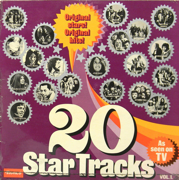 Various - 20 Star Tracks Vol. 1 (LP, Album, Comp, Mono)