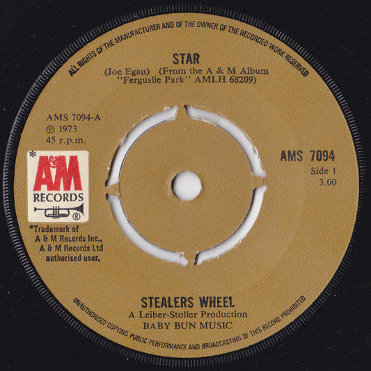 Stealers Wheel - Star (7", Single)