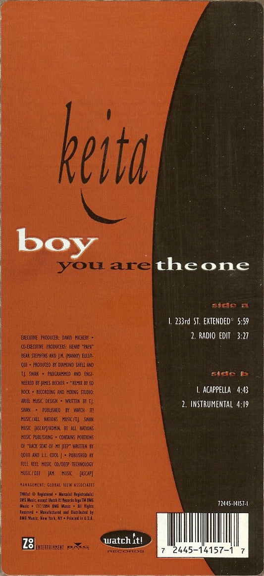 Keita (3) - Boy You Are The One (12")