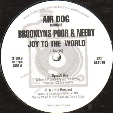 Brooklyn's Poor And Needy - Joy To The World (12")